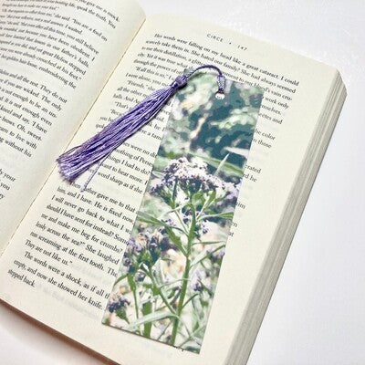 Juego de tres marcapáginas con diseño floral (copia)