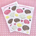 Concha (Mexican Pan Dulce) Sticker sheet