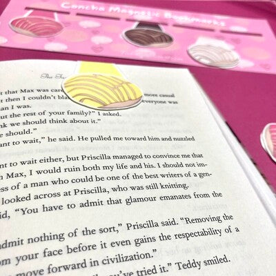 Concha (Mexican Pan Dulce) Magnetic Bookmark Set