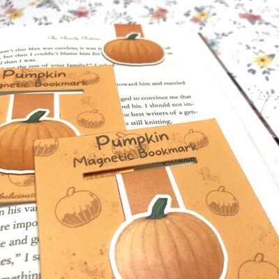 Pumpkin Magnetic Bookmark