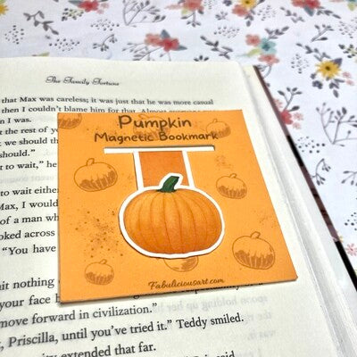 Pumpkin Magnetic Bookmark