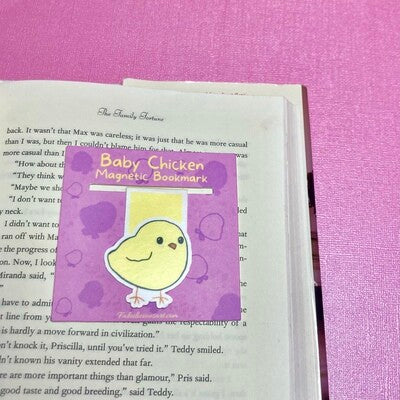 Baby Chicken Magnetic Bookmark