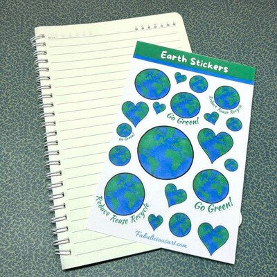 Earth Sticker Sheet