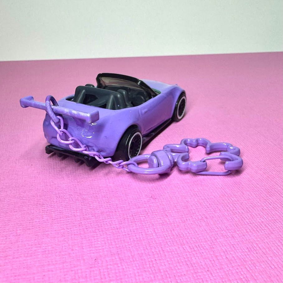 Purple Miata MX-5 Hot Wheels Car Keychain