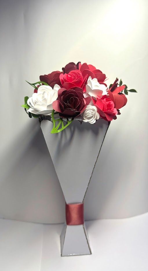 Red Paper Flower Bouquet - Small