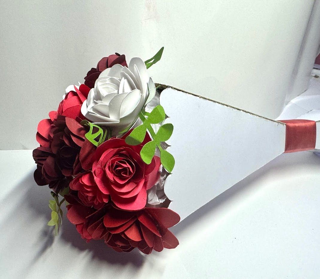 Red Paper Flower Bouquet - Small