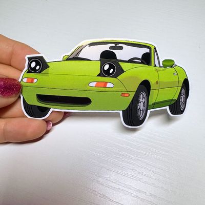 Miot Frog | Pegatina troquelada para coche