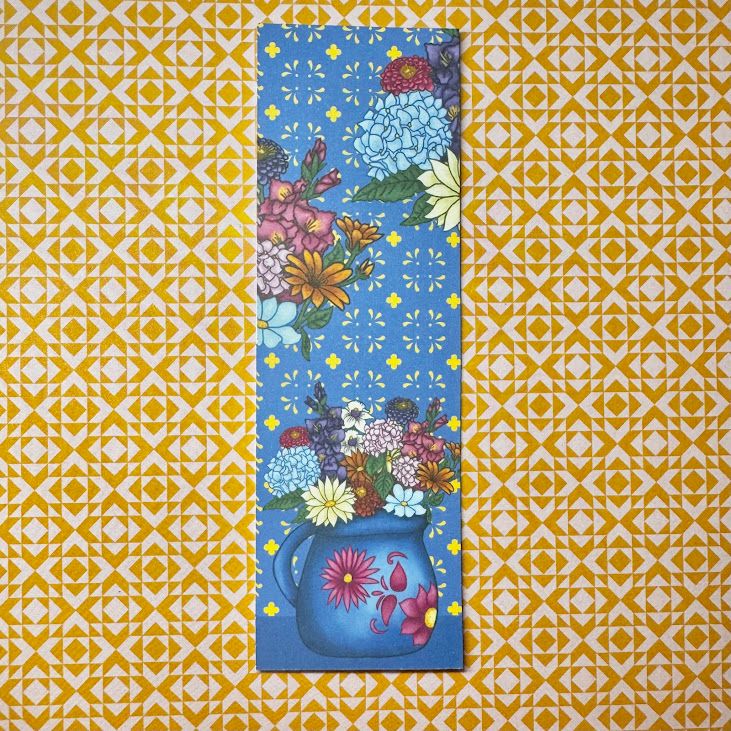 Flores - Estilo B - Marcapáginas de flores de inspiración mexicana