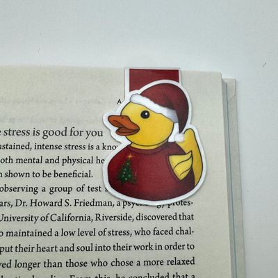 🎄 Festive Ducks | Magnetic Bookmark Set 🎄