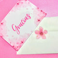 Cherry Blossom Tarjeta de Agredecimiento