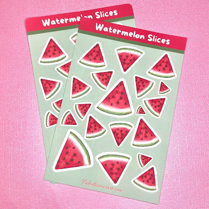 Red Watermelon Sticker Sheet