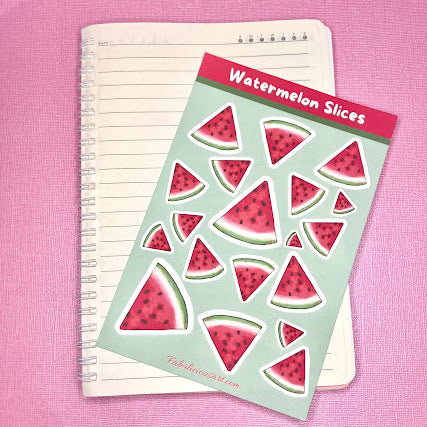 Red Watermelon Sticker Sheet