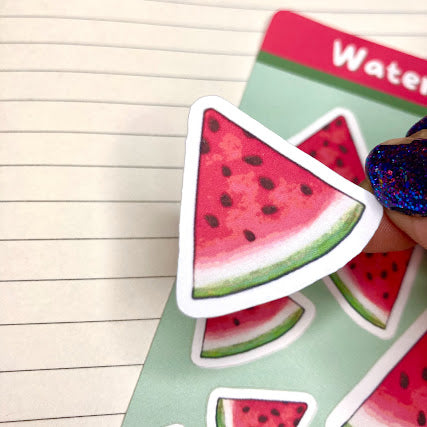 Red Watermelon Sticker Sheet