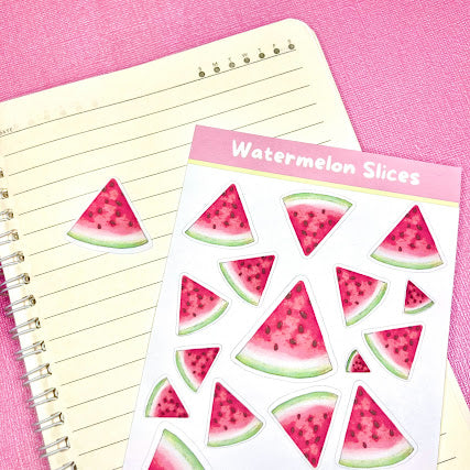 Pink Watermelon Sticker Sheet