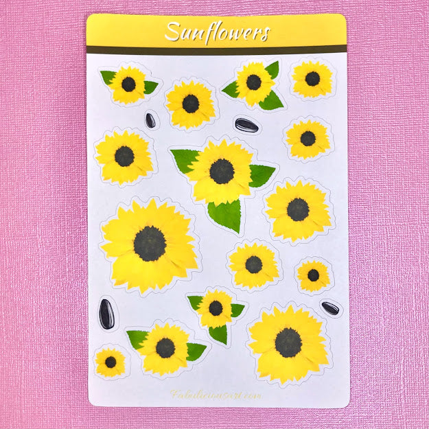 Sunflower Sticker Sheet
