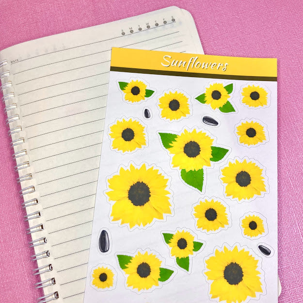 Sunflower Sticker Sheet