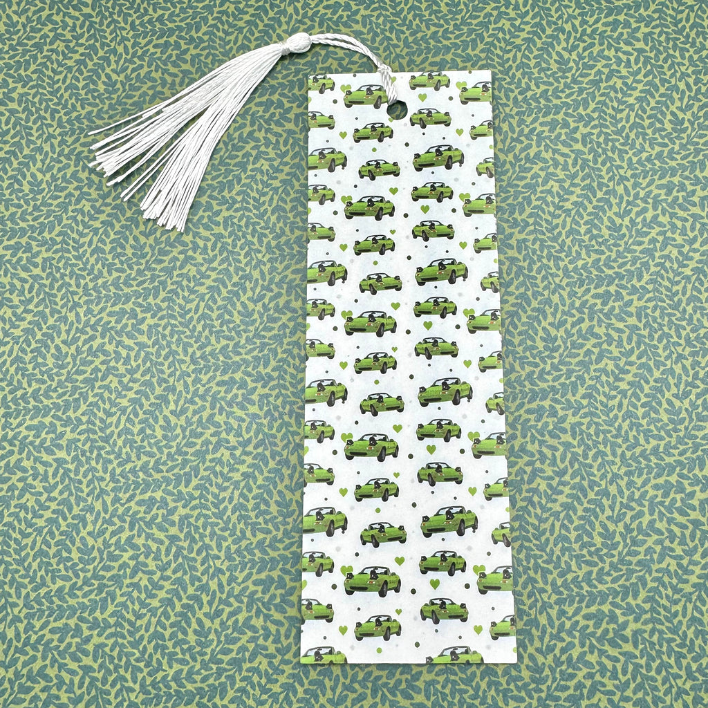 Miot la rana | Marcador con diseño de coche