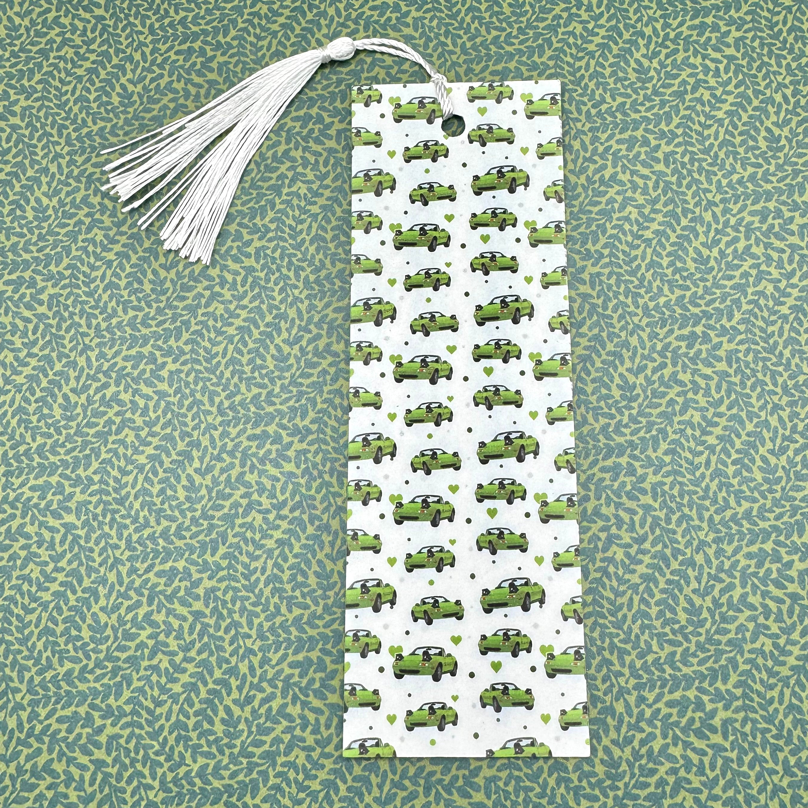 Miot la rana | Marcador con diseño de coche