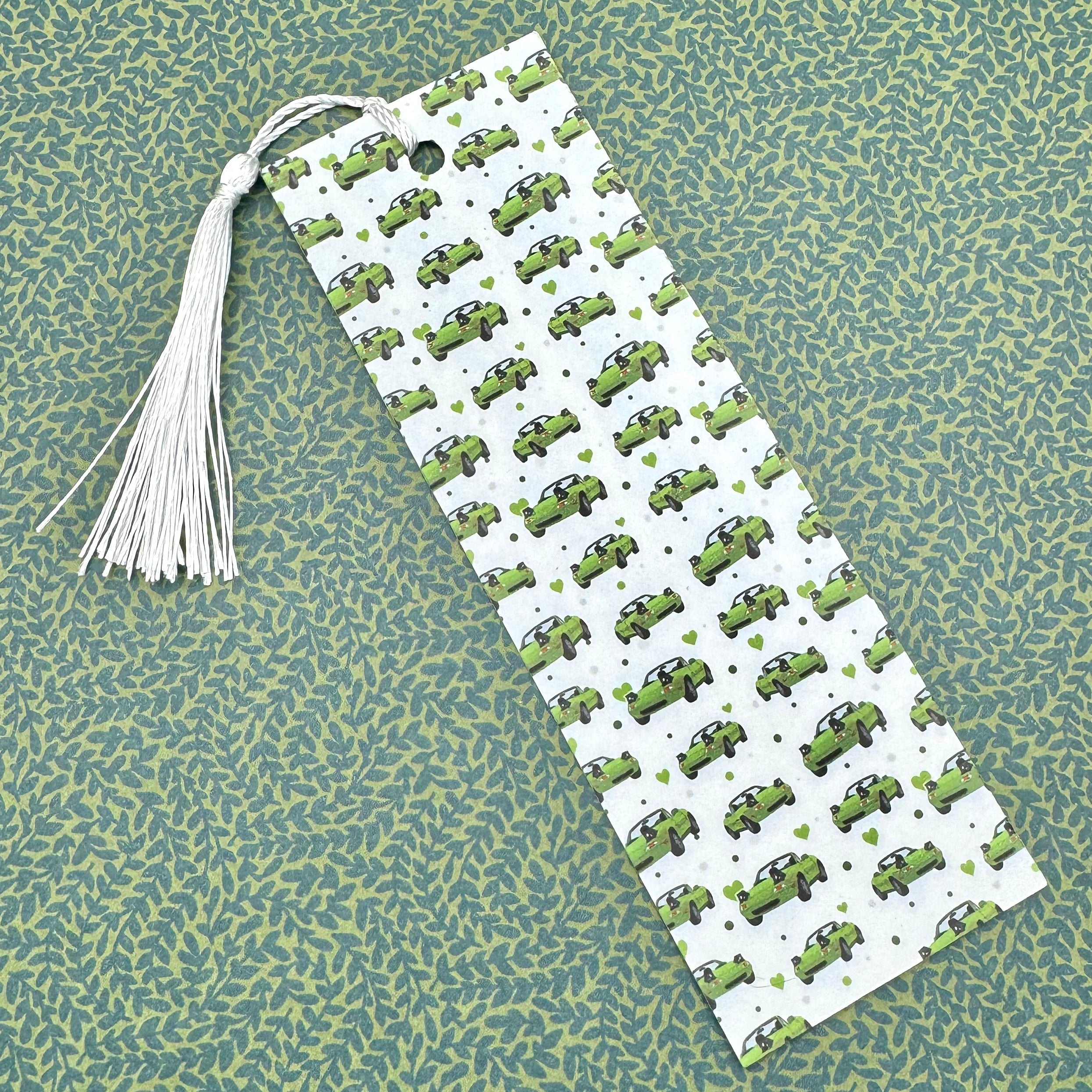 Miot la rana | Marcador con diseño de coche