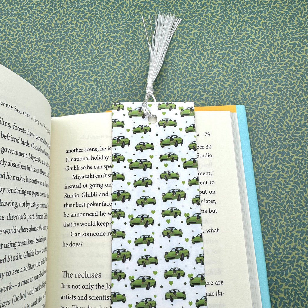 Miot la rana | Marcador con diseño de coche