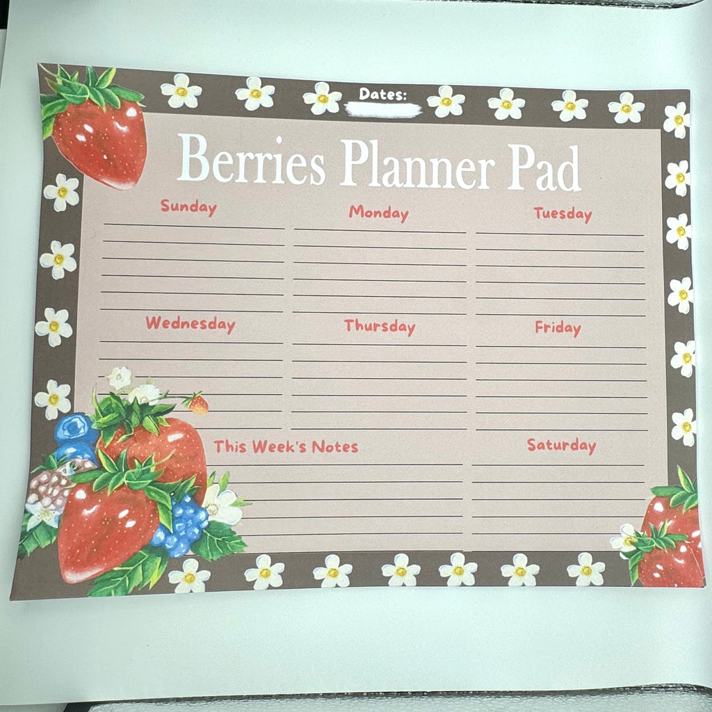 Berries Planner Pad