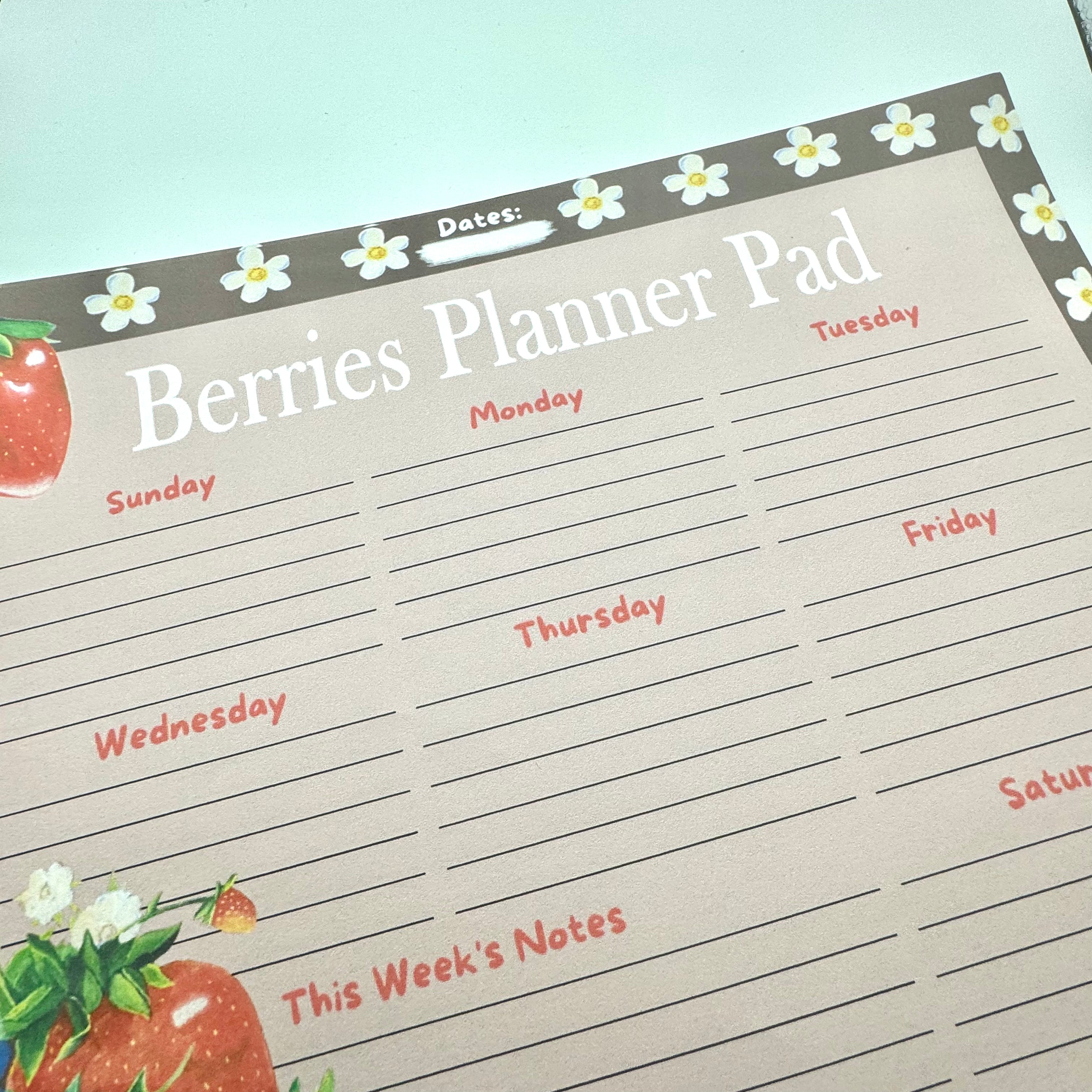 Berries Planner Pad