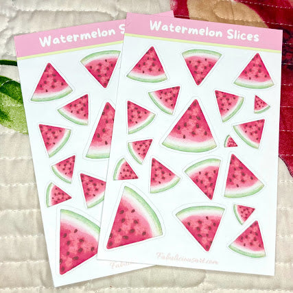 Pink Watermelon Sticker Sheet