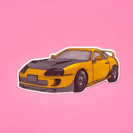 Supra | Colorful Car Die-cut sticker