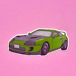 Supra | Colorful Car Die-cut sticker