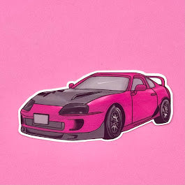 Supra | Colorful Car Die-cut sticker