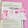 Cherry Blossom Magnetic Large Bookmark Set of 4 - No Text
