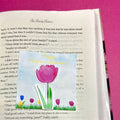 Spring Tulip Magnetic Bookmark