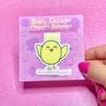 Marcapáginas magnético "Un capítulo más" con diseño de pollito (Copia)
