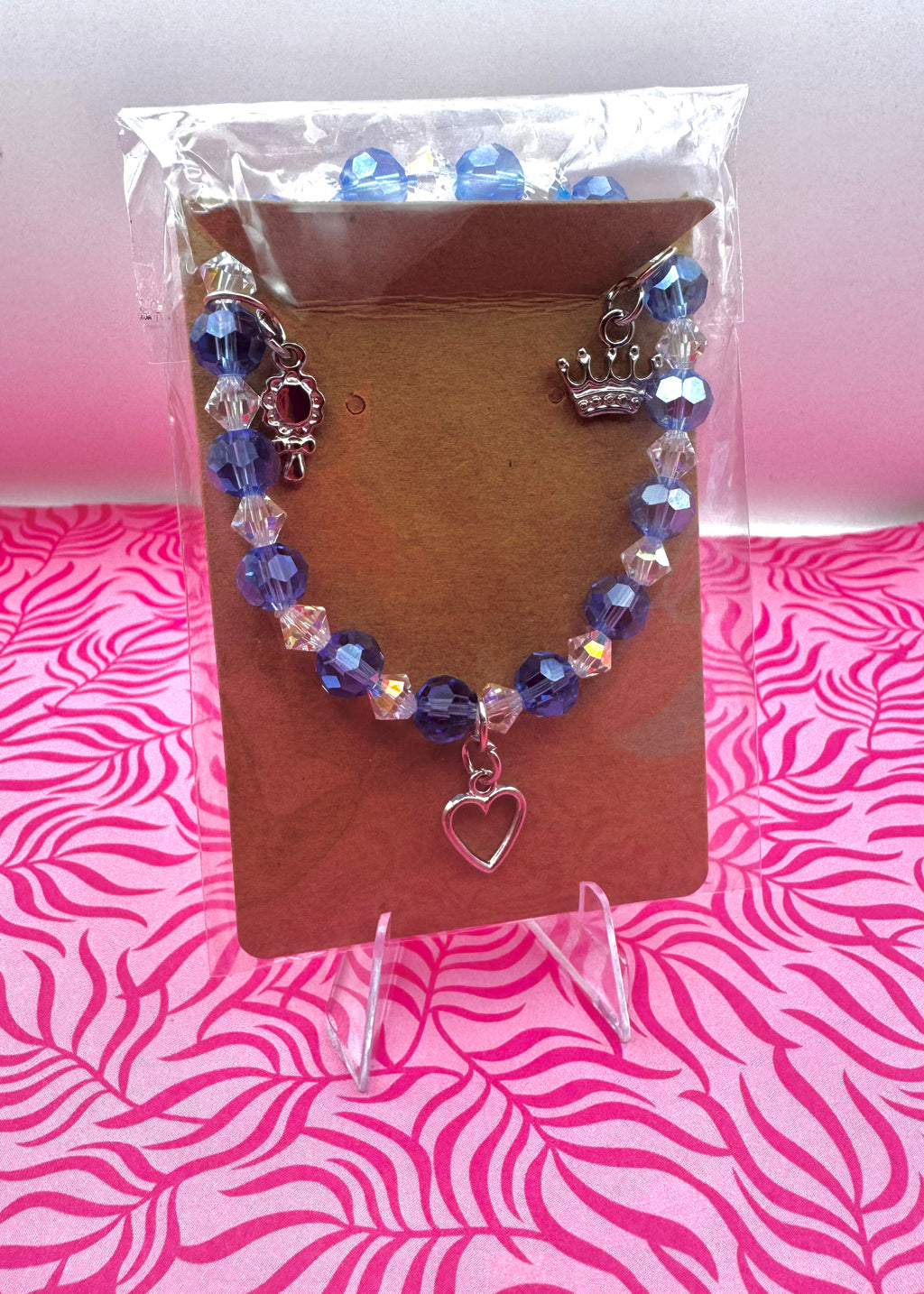 Pulsera hecha a mano Princesa Azul