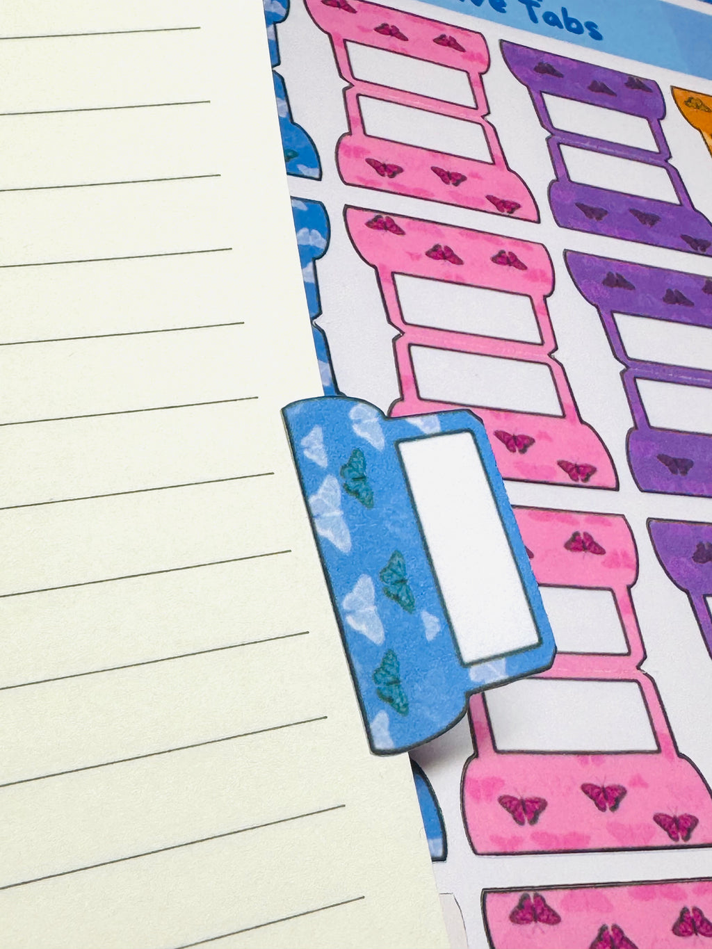 Butterfly Adhesive Planner and Notebook Tabs