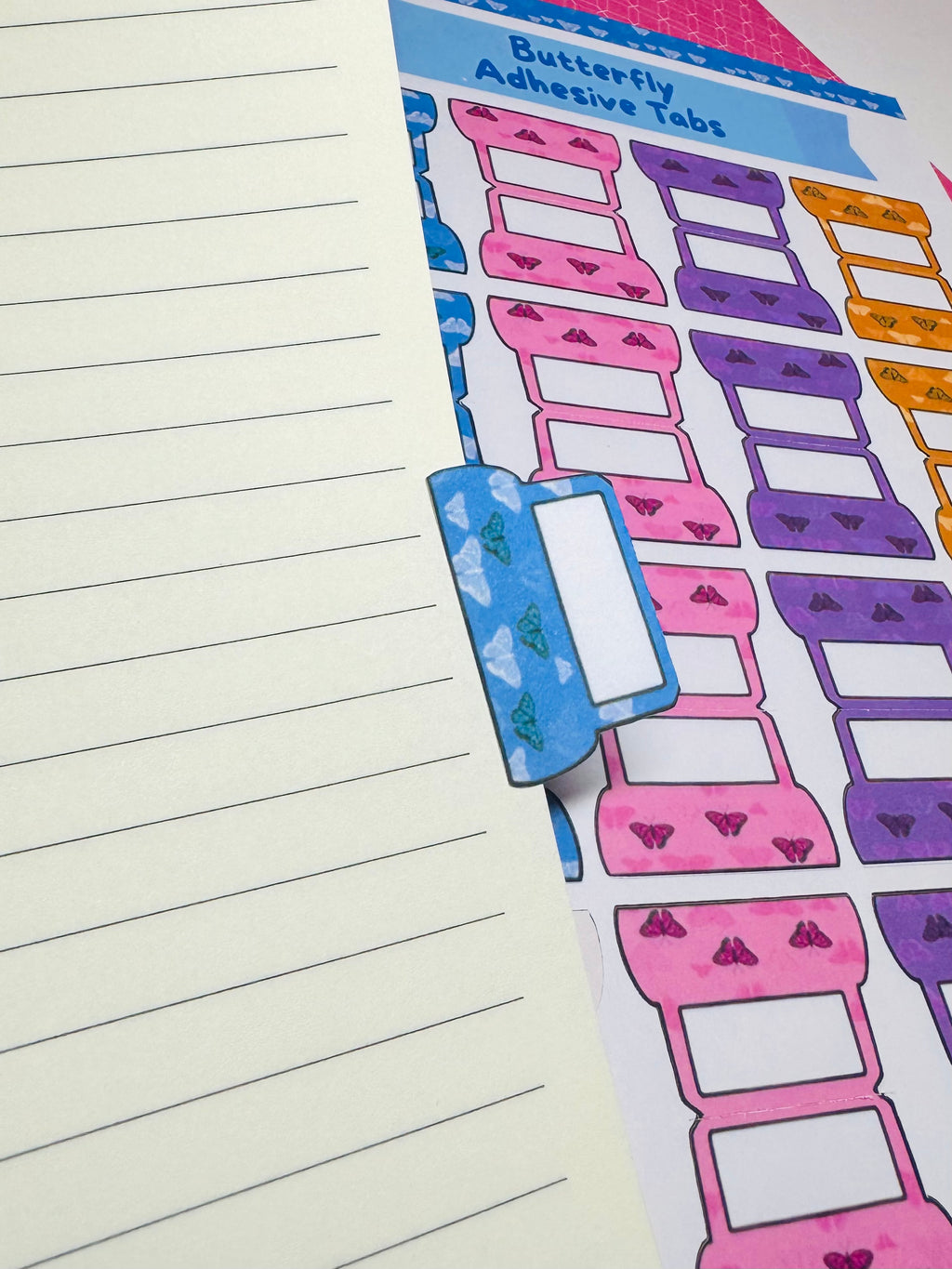 Butterfly Adhesive Planner and Notebook Tabs