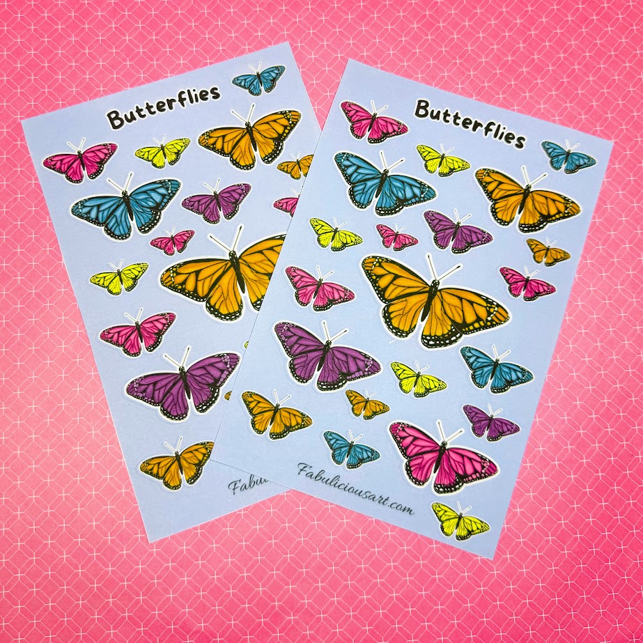 Butterfly Sticker Sheet