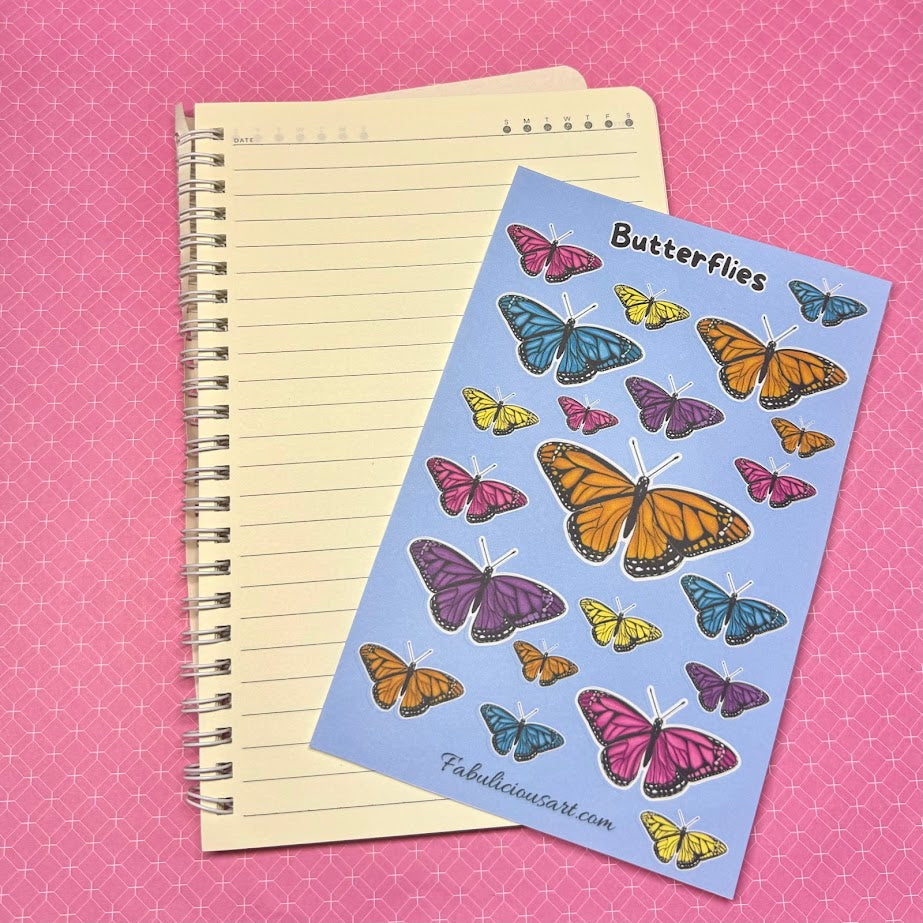 Butterfly Sticker Sheet