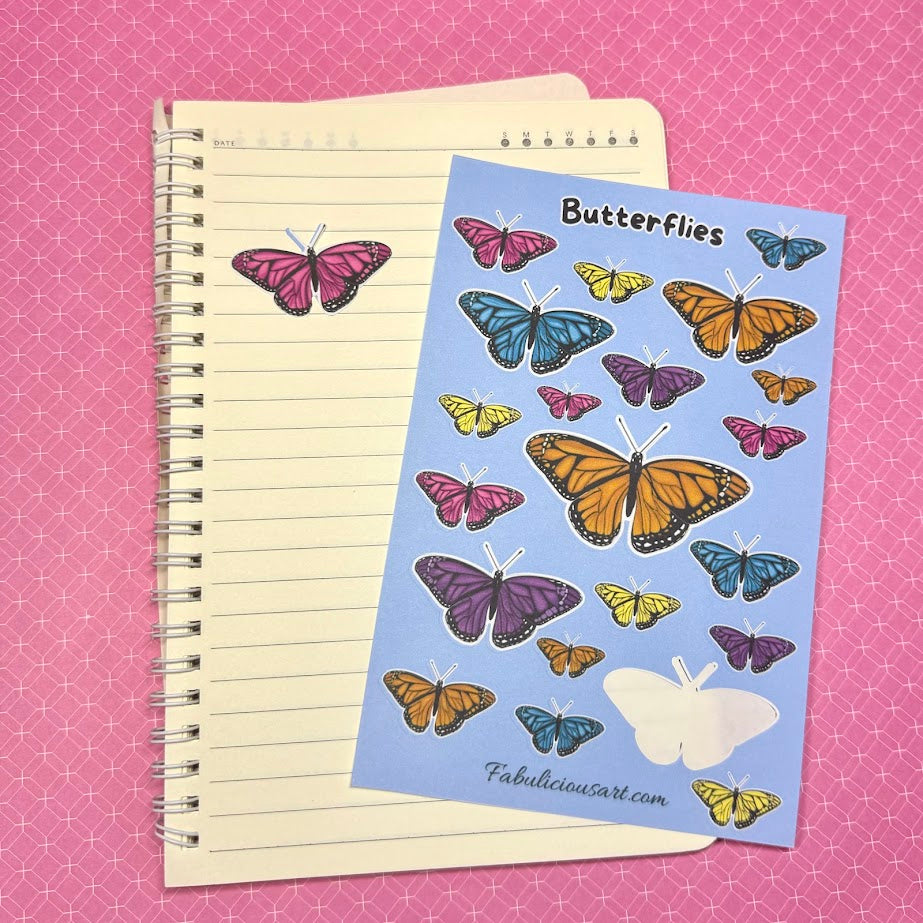 Butterfly Sticker Sheet