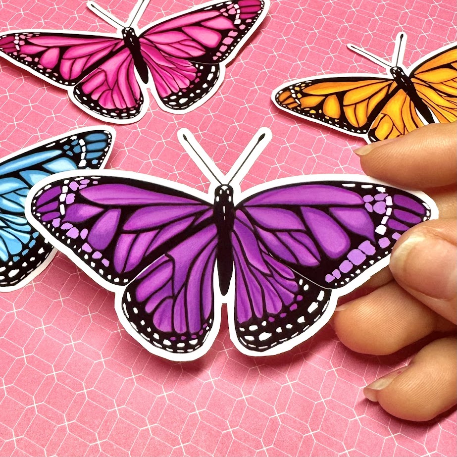 Butterfly Magnetic Bookmark - Singles