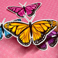 Marcapáginas magnético con forma de mariposa (unidades individuales o juego de 4)