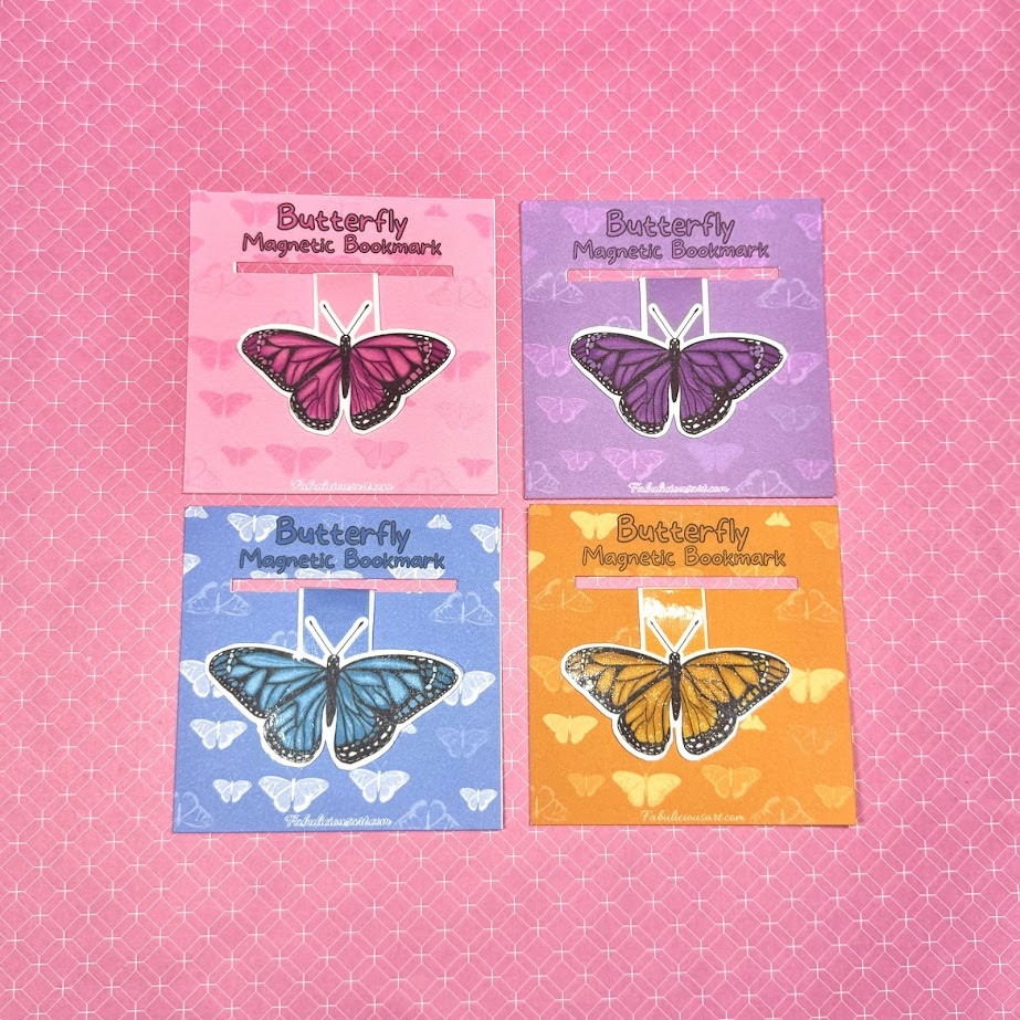 Butterfly Magnetic Bookmark - Singles