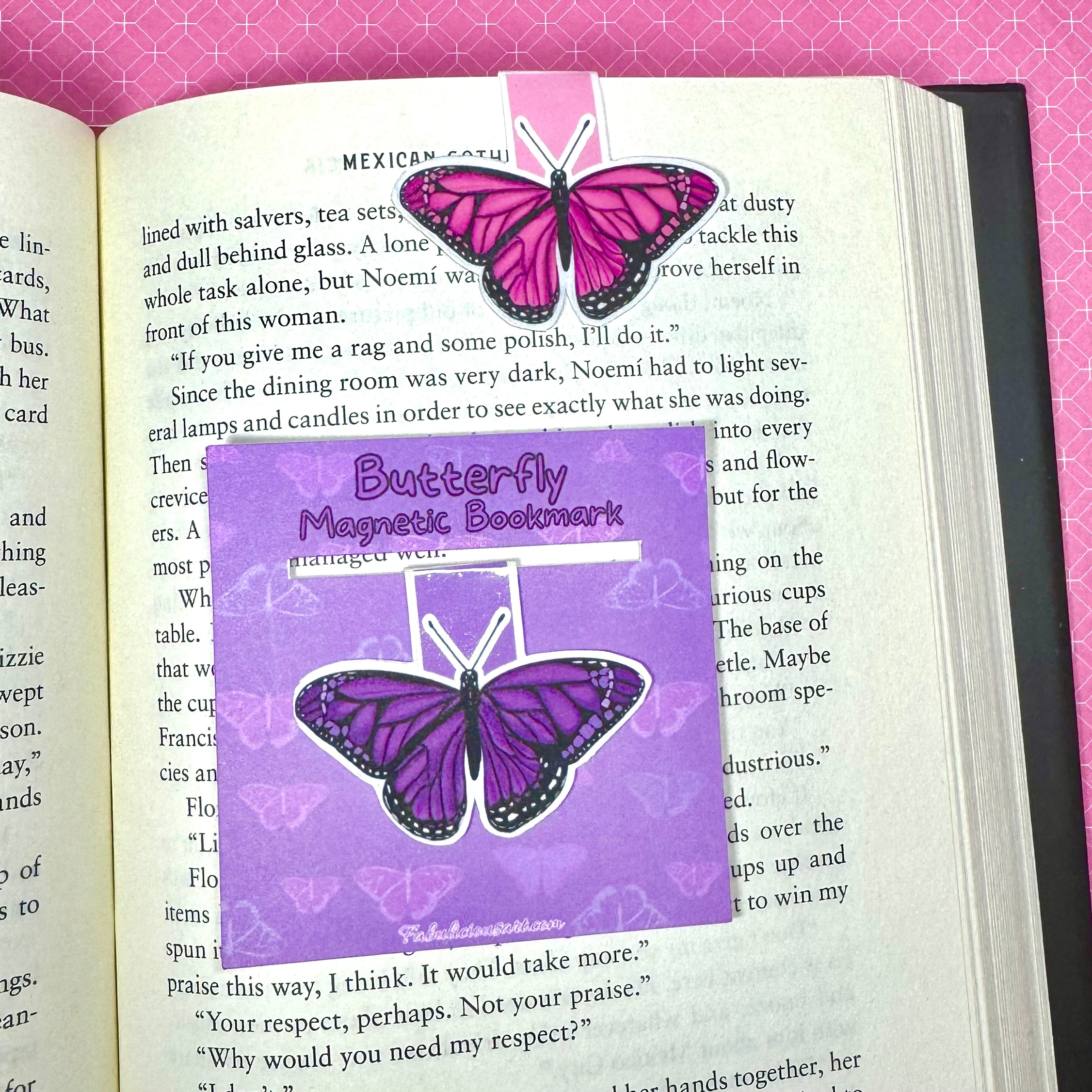 Butterfly Magnetic Bookmark - Singles