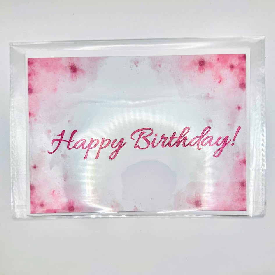 Cherry Blossom Happy Birthday Card