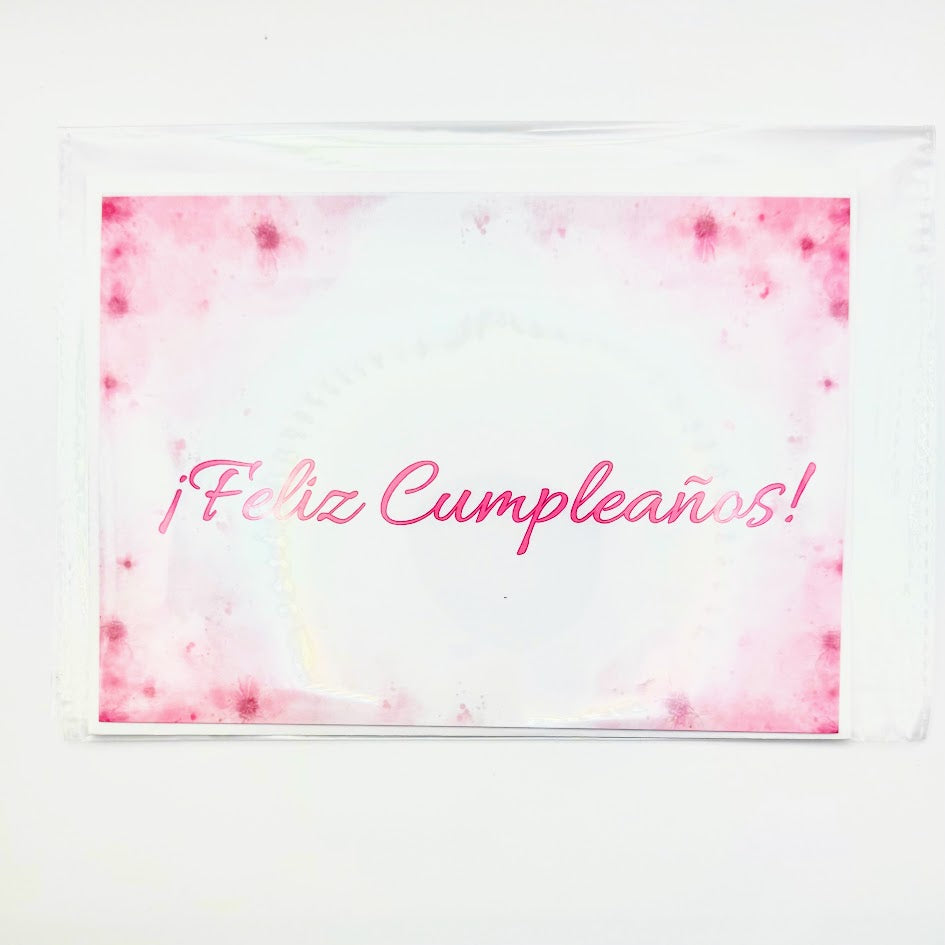 Cherry Blossom Tarjeta de Feliz Cumpleaños