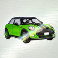 Mini Marci - Grass Green | Car Die-cut sticker