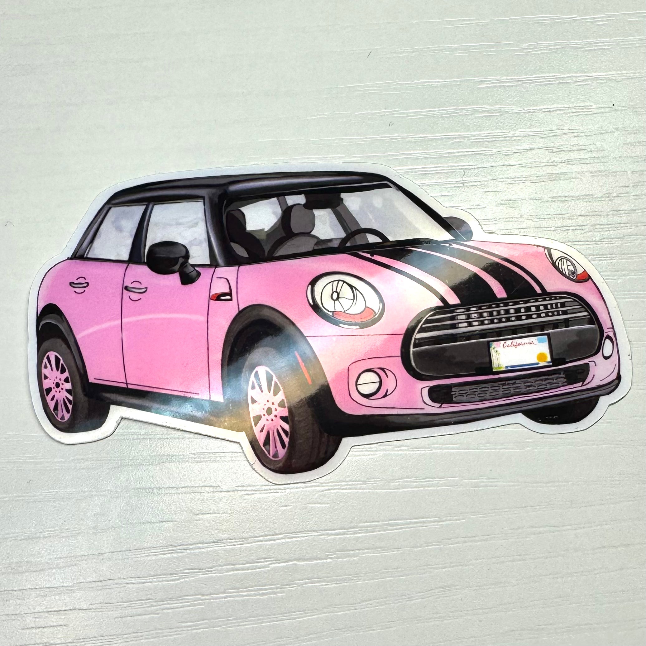Mini Marci - Sakura Pink | Car Die-cut sticker