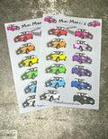 Mini Marci | Car Sticker Sheet