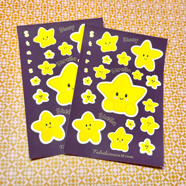 "Streya the Star" Sticker Sheet