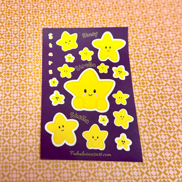 "Streya the Star" Sticker Sheet